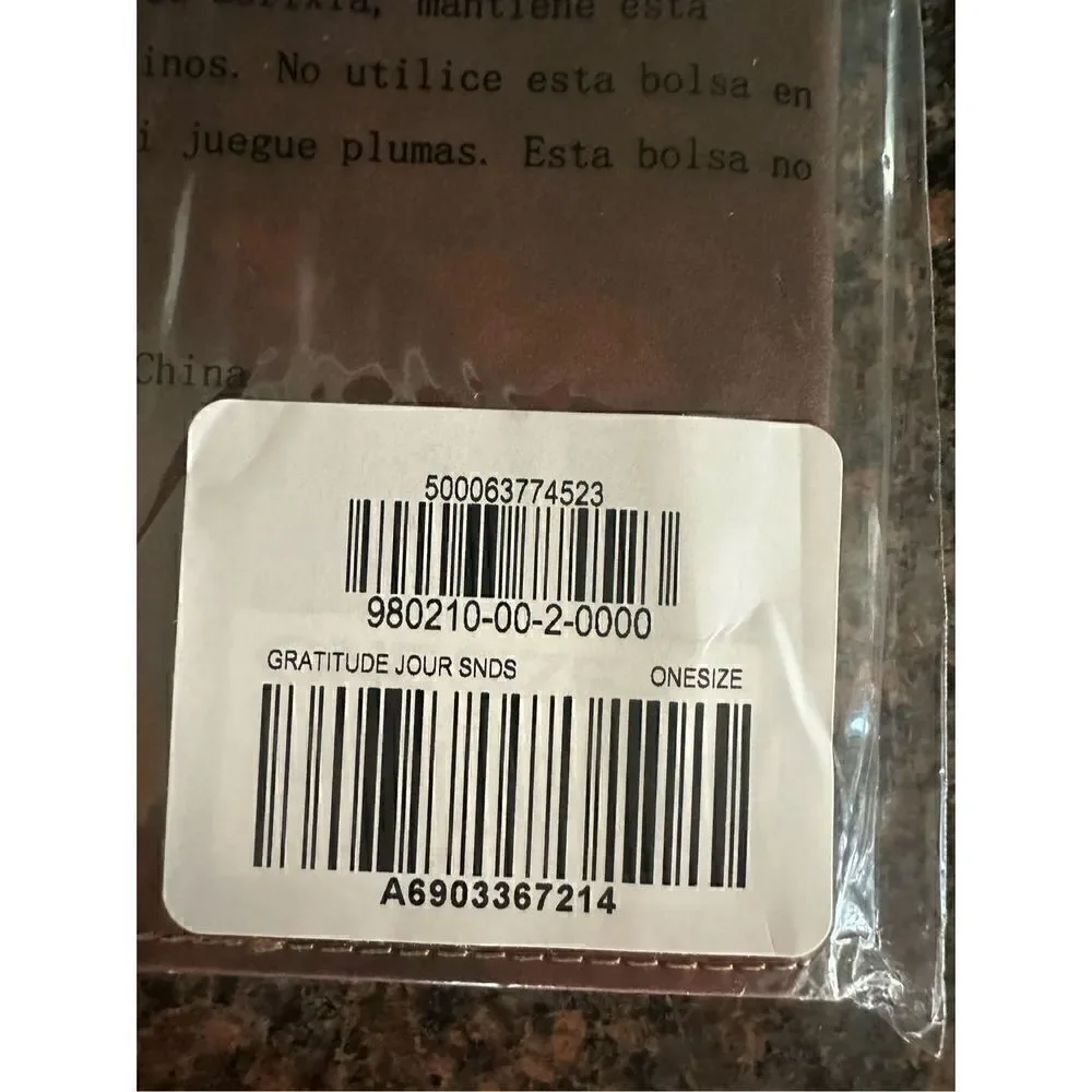 Athleta gratitude journal BNWT brown 100 pages